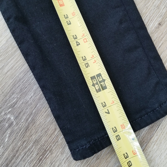 Hudson Women's Black Mid Rise Natalie Skinny Straight Leg Designer Jean's Pants - Picture 9 of 14